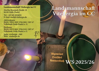 Semesterprogramm Vitebergia WS 2025/26